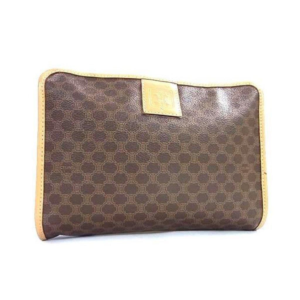 Celine Second Bag Macadam M12 Brown Leather